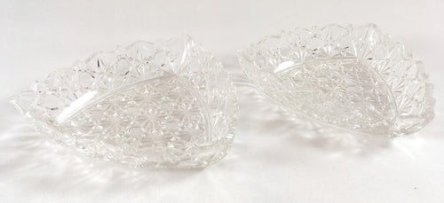 Star-Cut Crystal Serving Dishes