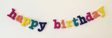 Load image into Gallery viewer, Felt 'Happy Birthday' Garland