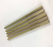 Load image into Gallery viewer, Reusable Bamboo Drinking Straws
