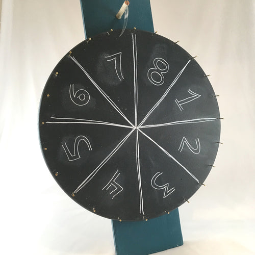 Chalkboard Spinner Game Wheel