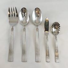 Load image into Gallery viewer, Flatware Set, Lined Pattern (Service for 12)