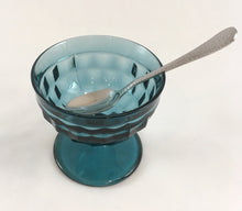 Load image into Gallery viewer, Blue Glass Dessert Bowls
