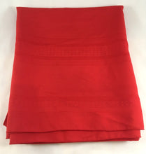 Load image into Gallery viewer, Red Striped Rectangular Tablecloth
