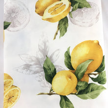 Load image into Gallery viewer, Lemon Round Tablecloth
