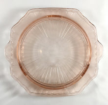 Load image into Gallery viewer, Pink Glass Cake Plate
