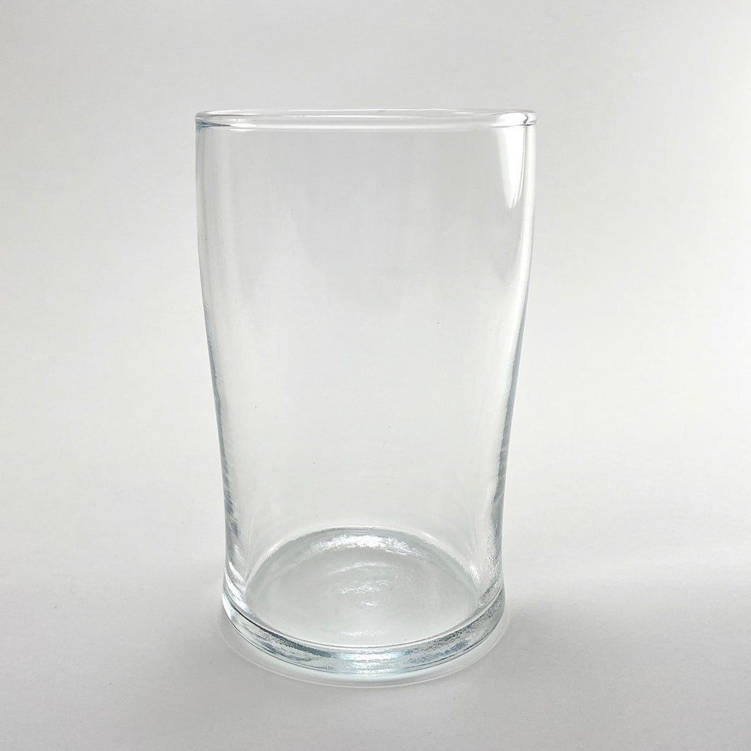 Clear Wide Mouth Juice Glasses