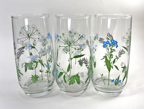 Wildflowers Water Glasses