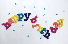 Load image into Gallery viewer, Felt "Happy Birthday" Garland