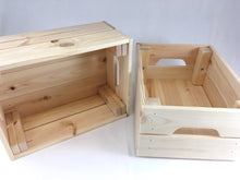 Load image into Gallery viewer, Small Wooden Crates