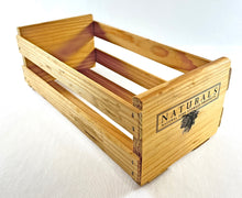 Load image into Gallery viewer, Small Rectangular Wooden Crate
