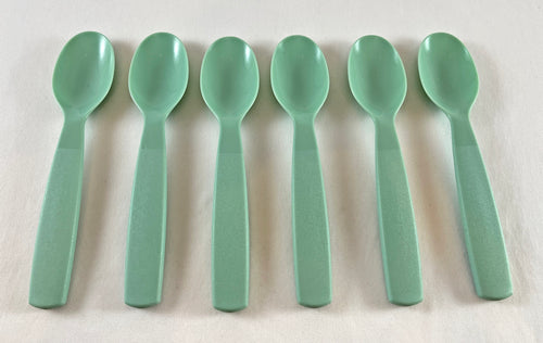 Light Green Plastic Kids' Spoon