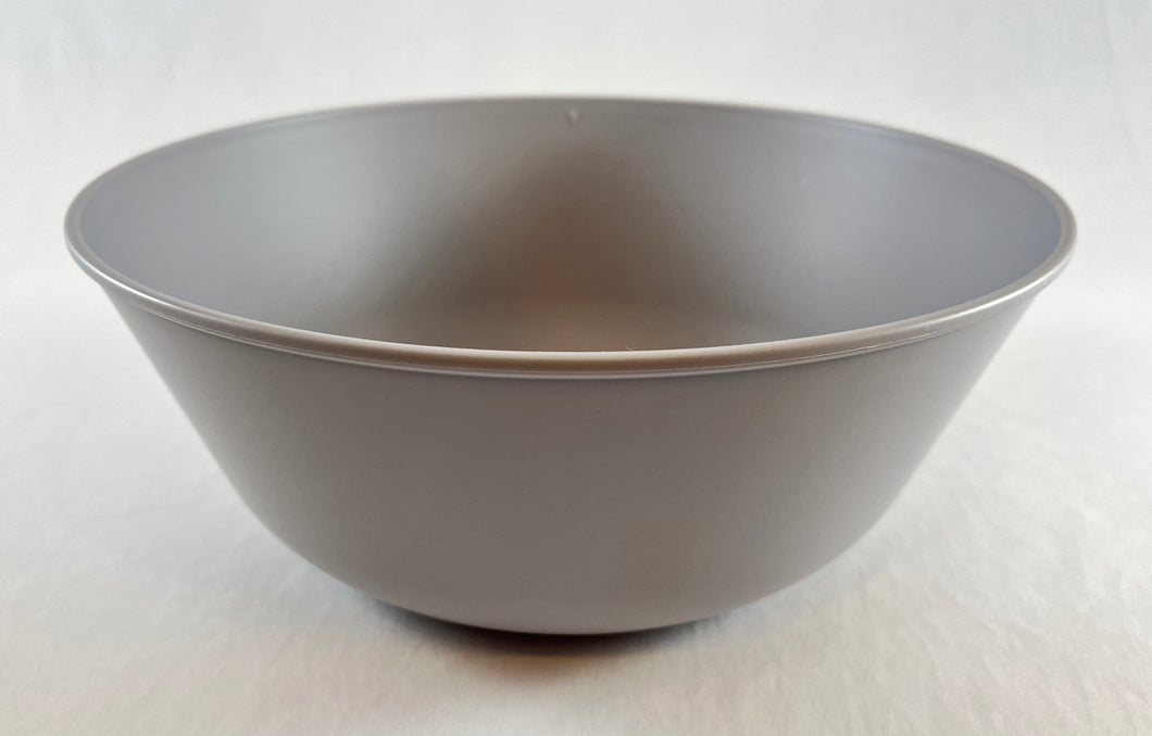 Grey Plastic Serving Bowl