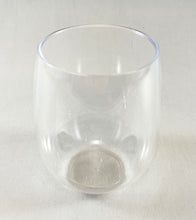 Load image into Gallery viewer, Clear Plastic Stemless Wine Glass
