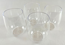 Load image into Gallery viewer, Clear Plastic Stemless Wine Glasses
