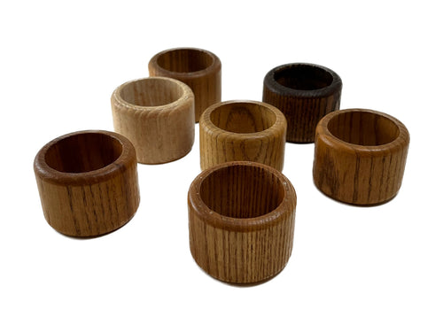 Assorted Wooden Napkin Rings
