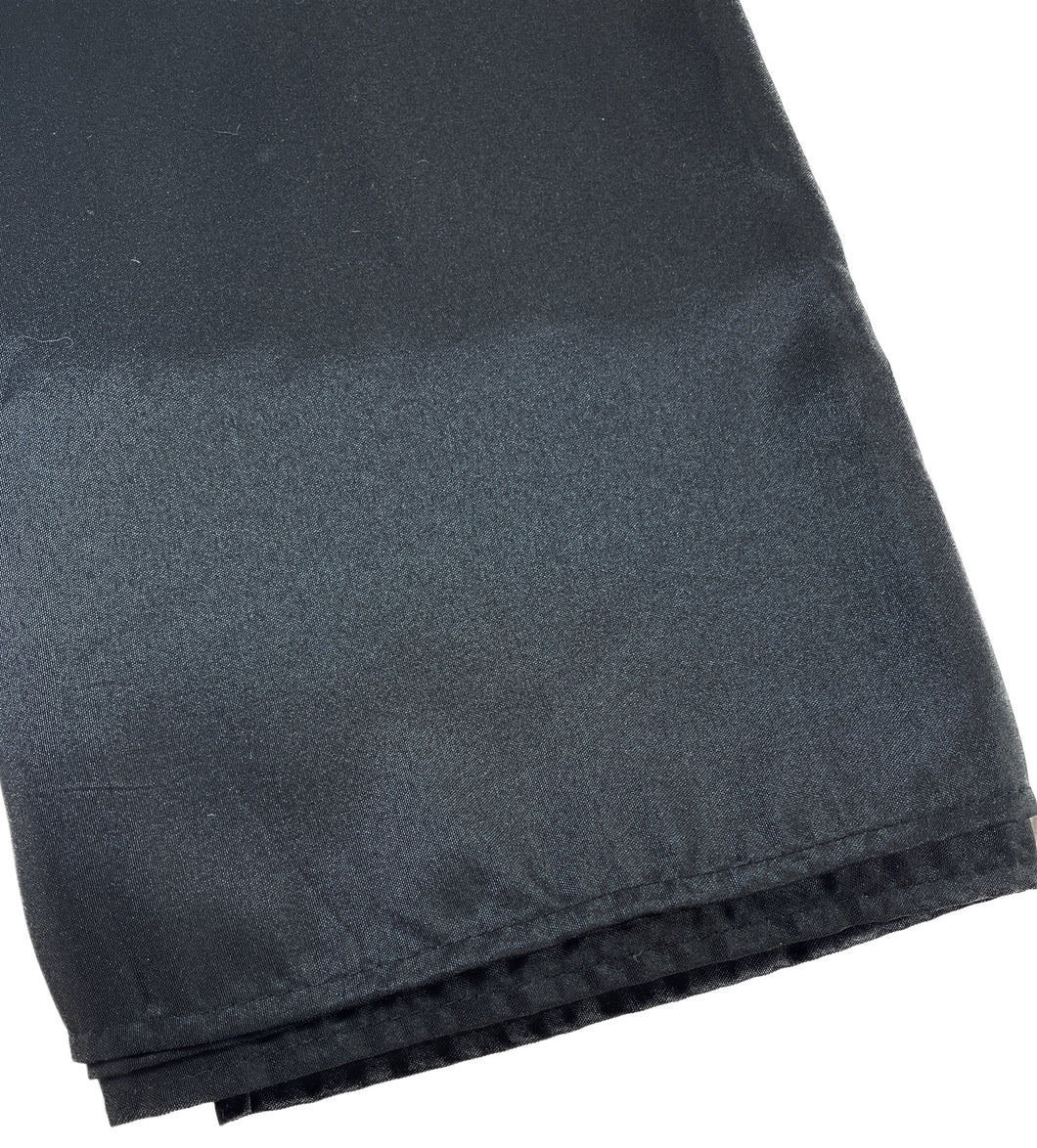 Black Polyester Tablecloth (84