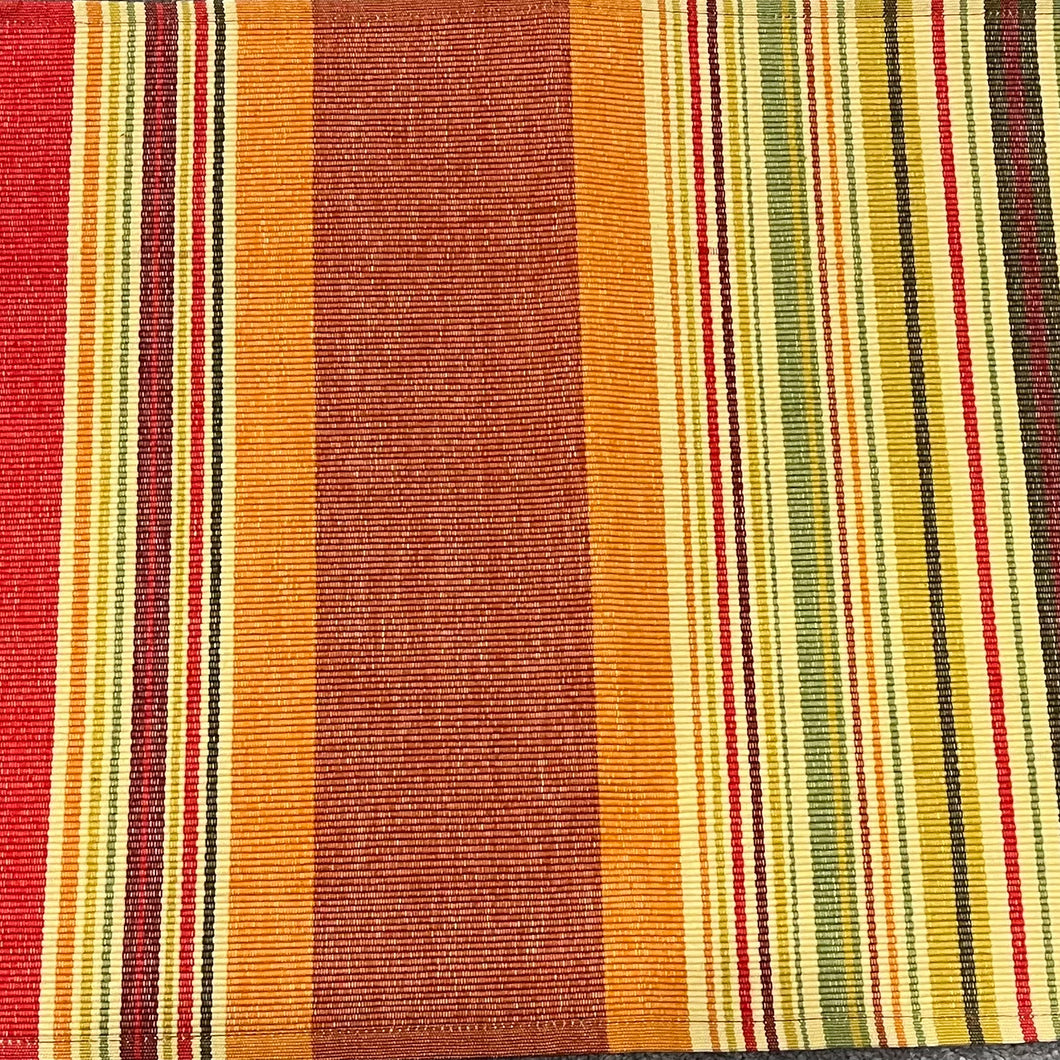 Red and Orange Striped Placemat