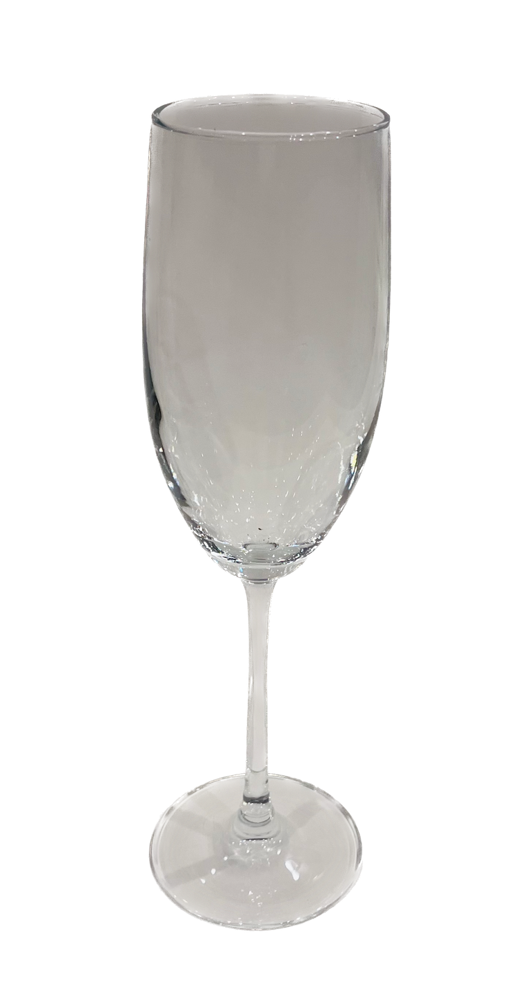 Clear Glass Champagne Flute