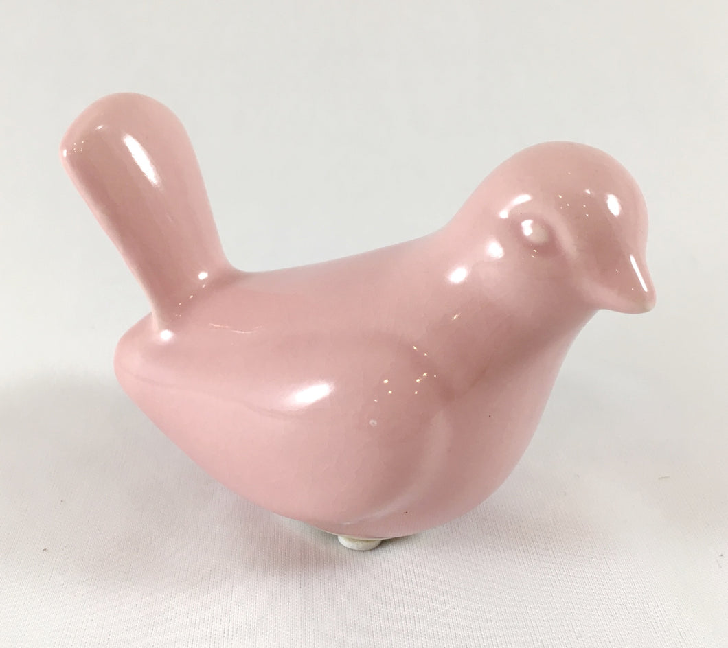 Pink Ceramic Bird