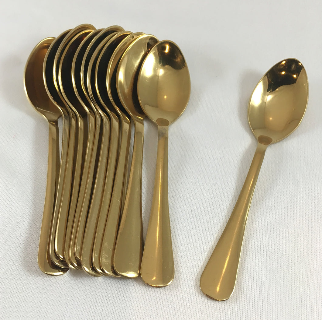 Small Gold Spoons