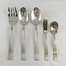Load image into Gallery viewer, Flatware Set, Lined Pattern (Service for 12)
