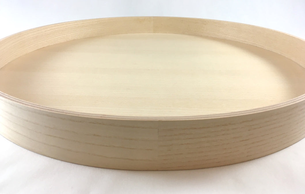 Large Round Wooden Tray