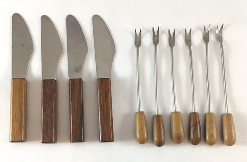 Small Spreaders and Appetizer Forks Set