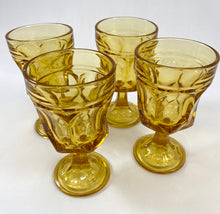 Load image into Gallery viewer, Amber Large Vintage Goblets
