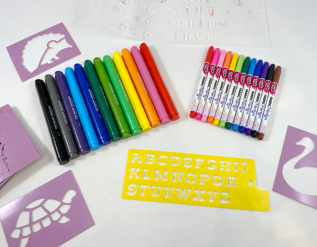 Stencil and Marker Set