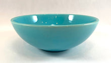 Load image into Gallery viewer, Large Teal Ceramic Serving Bowl
