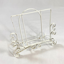 Load image into Gallery viewer, White Metal Napkin Holder

