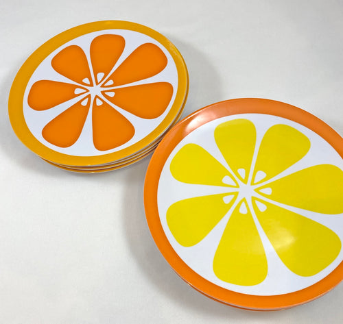 Citrus Melamine Plates