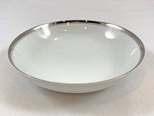 Load image into Gallery viewer, China Dish Set, White with Platinum Rims
