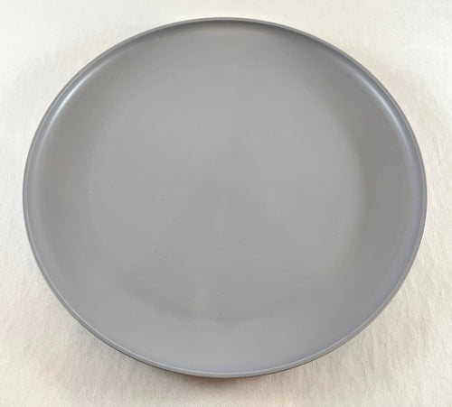 Grey Plastic Dinner Plate