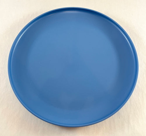 Cornflower Blue Plastic Dinner Plate