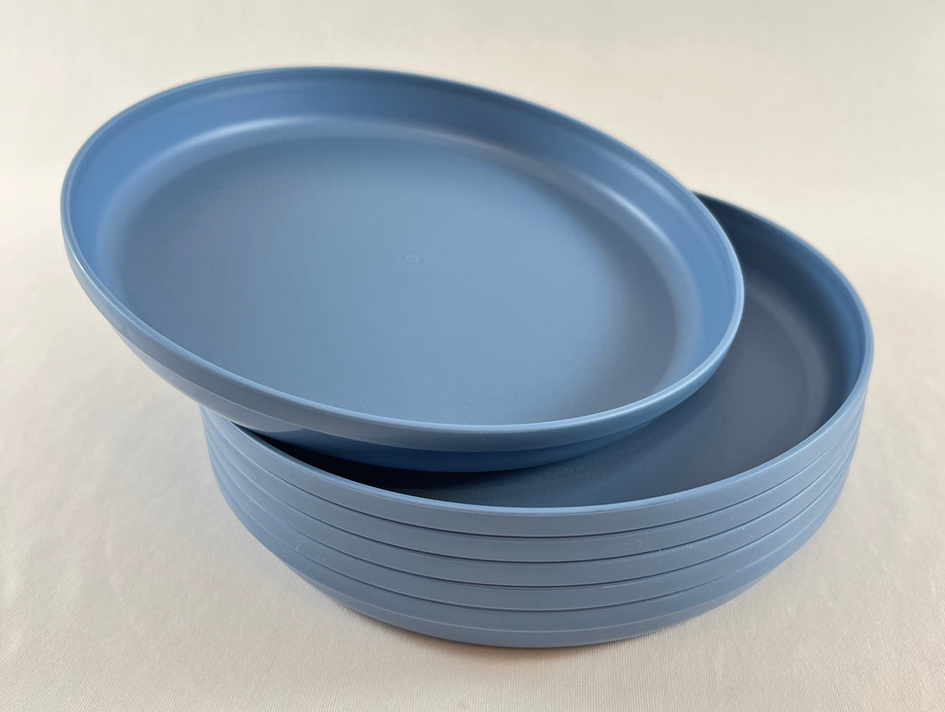 Plastic Kids' Plate, Cornflower Blue