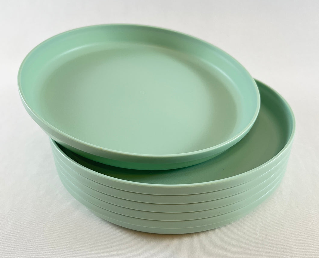 Plastic Kids' Plate, Light Green