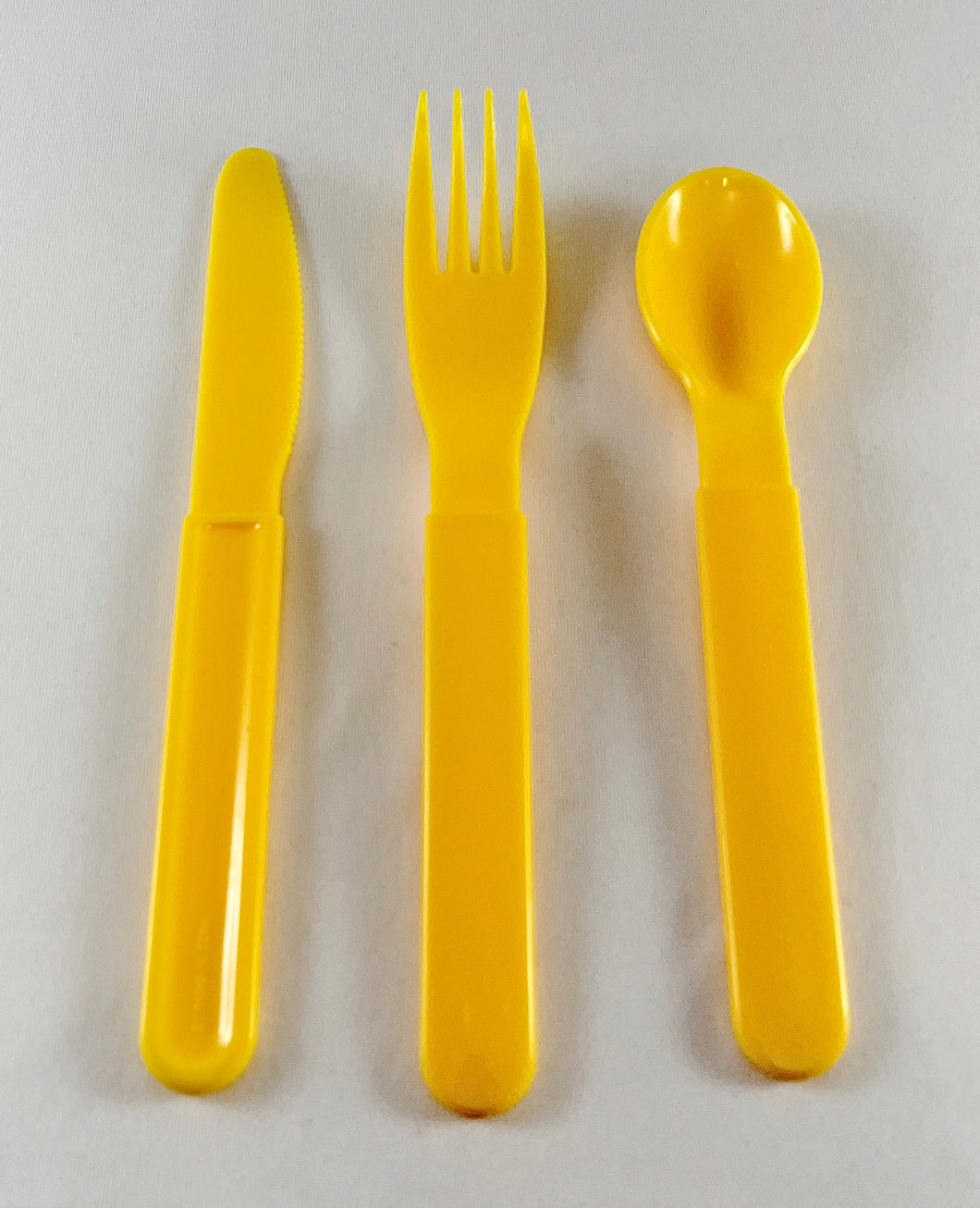 Yellow Plastic Fork