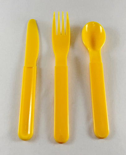 Yellow Plastic Utensils