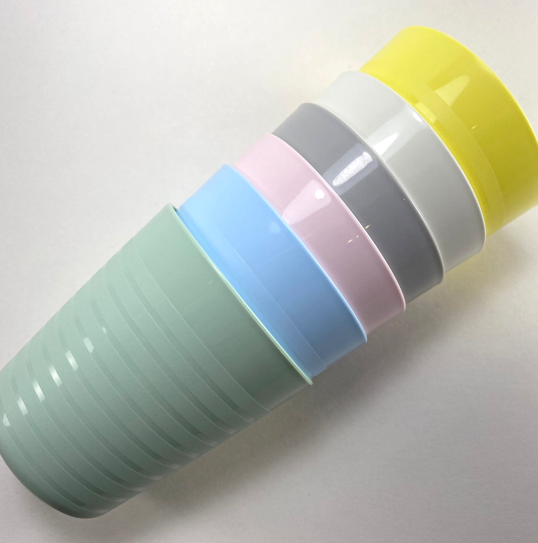 Plastic Kids Cups in Pastel Colors