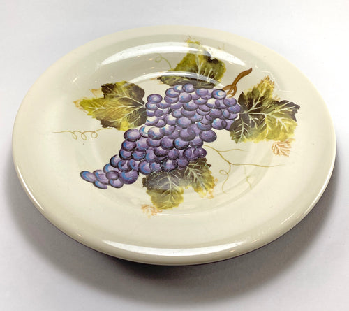 Melamine Plates with Grape Design