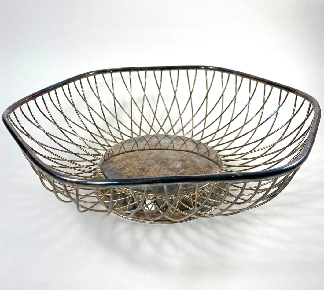 Silver Wire Fruit Bowl