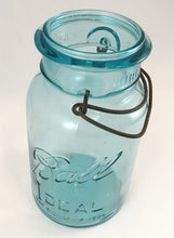 Load image into Gallery viewer, Teal Blue Ball Jar (Large)
