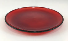 Load image into Gallery viewer, Red Glass Salad Plates

